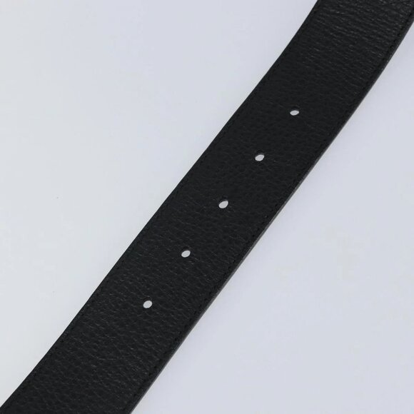 GUCCI Belt Leather Outlet Turquoise Blue Auth main image 11